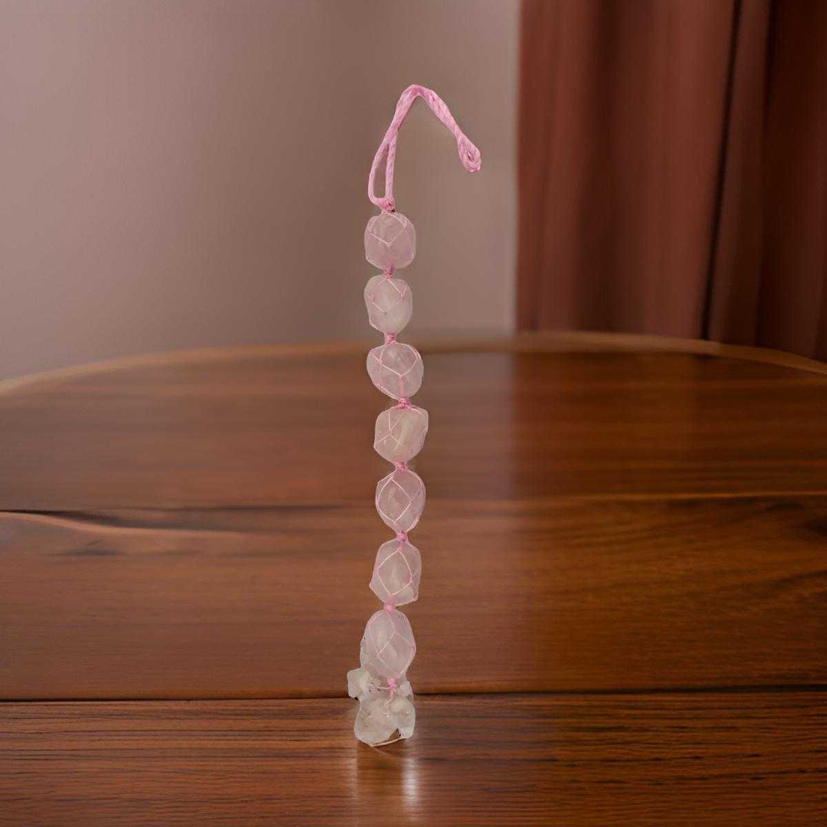 RoseQuartzWallHanging