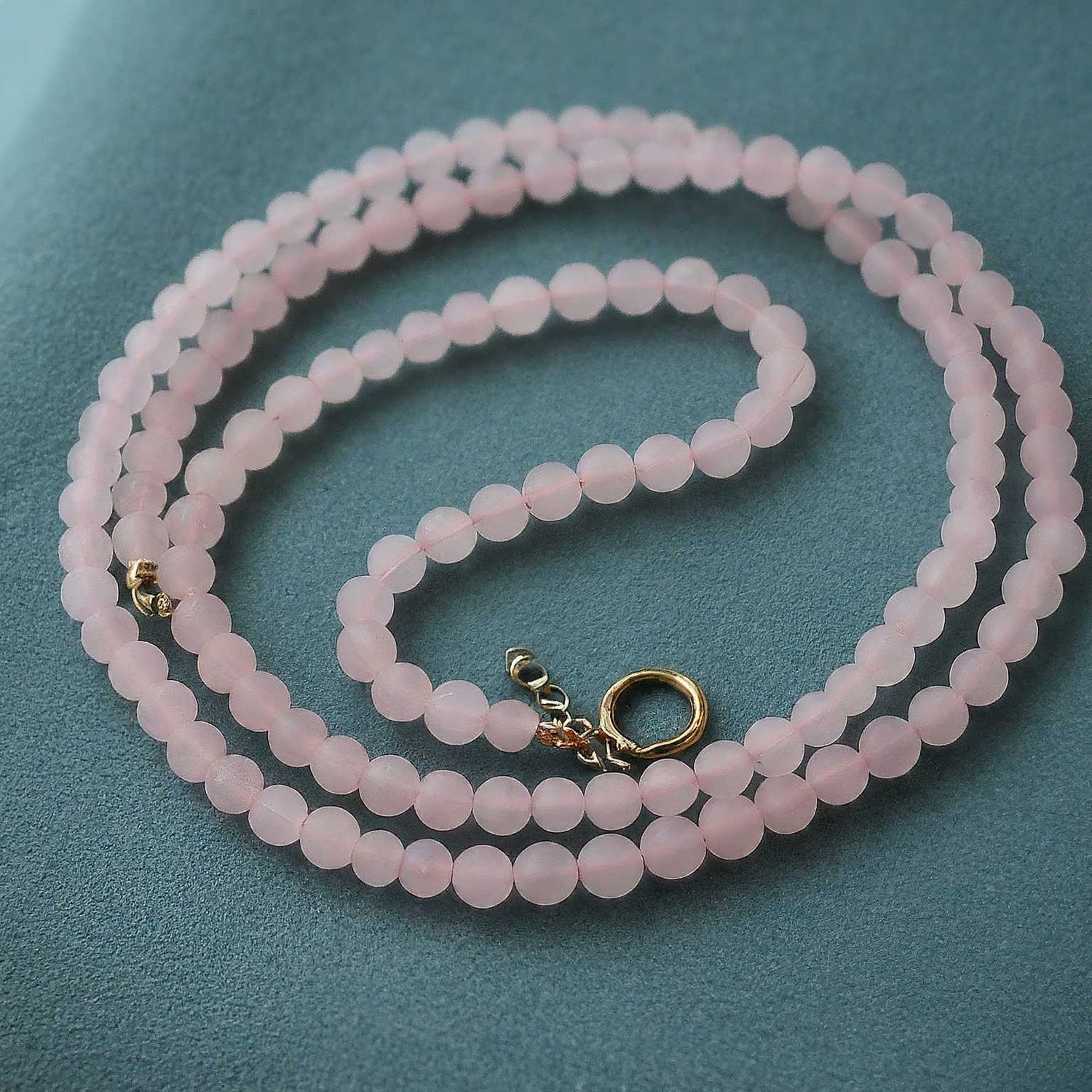 RoseQuartzNecklace