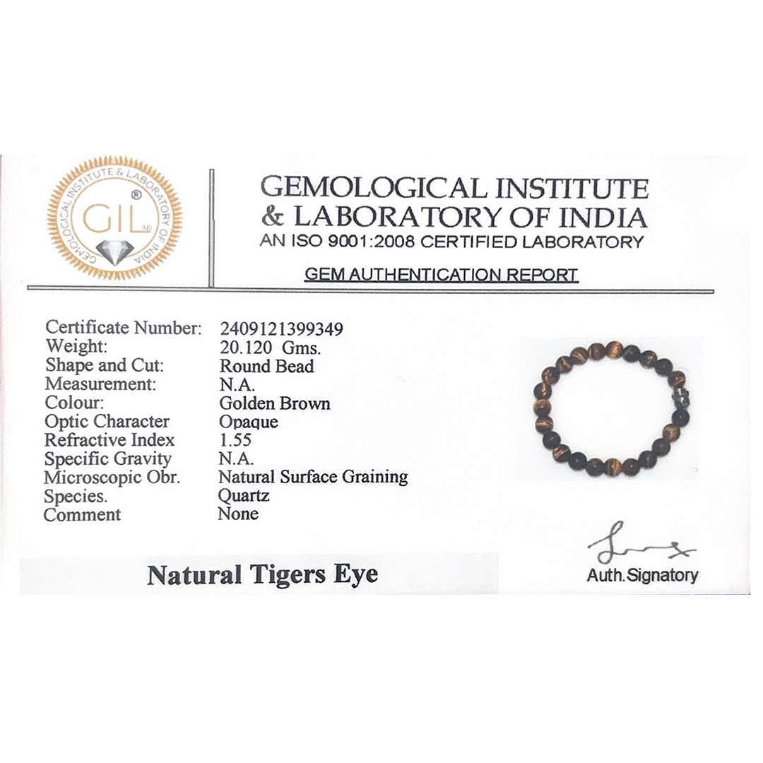 Concentration & Focus Bracelet Certificate